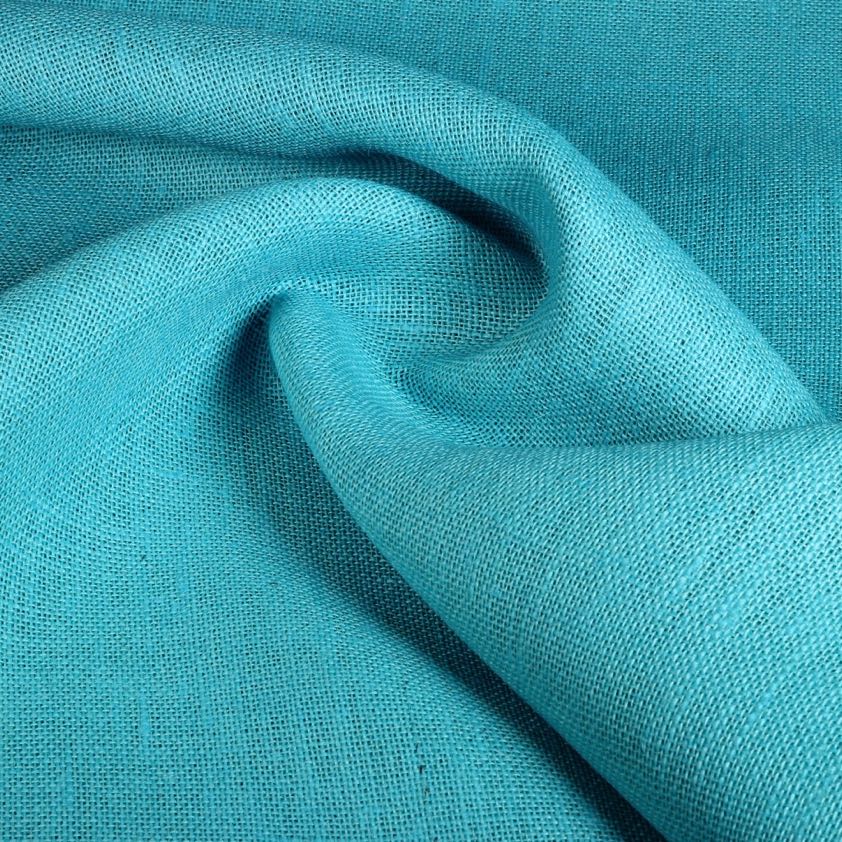 Tissu jute aqua
