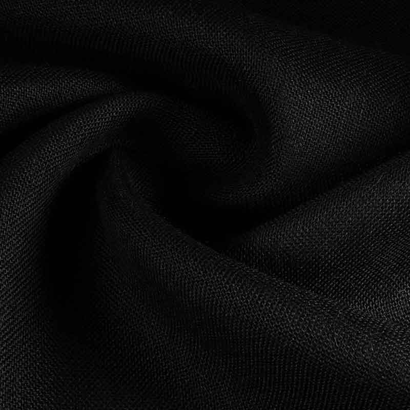 Tissu jute noir