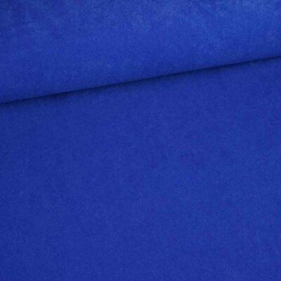 Tissu suédine cobalt