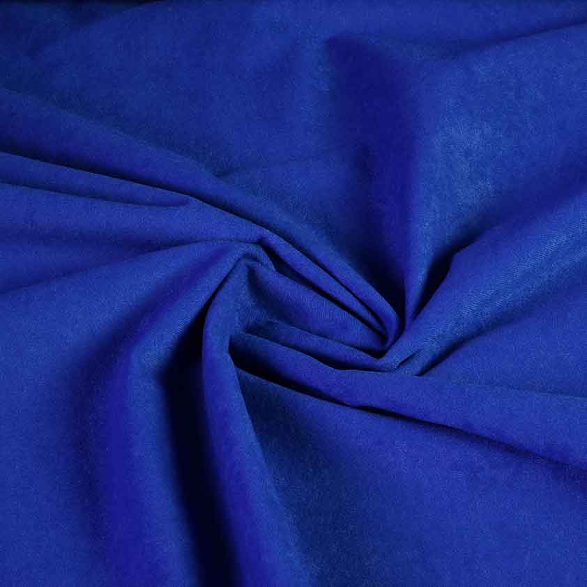 Tissu suédine cobalt