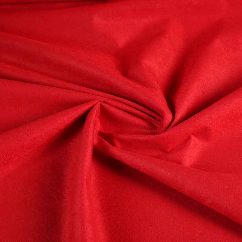 Tissu Suedine rouge