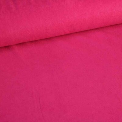 Tissu suédine fuchsia