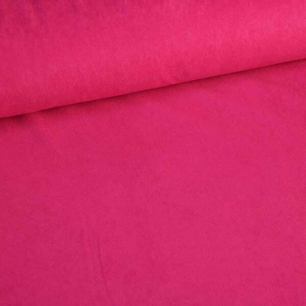 Tissu suédine fuchsia