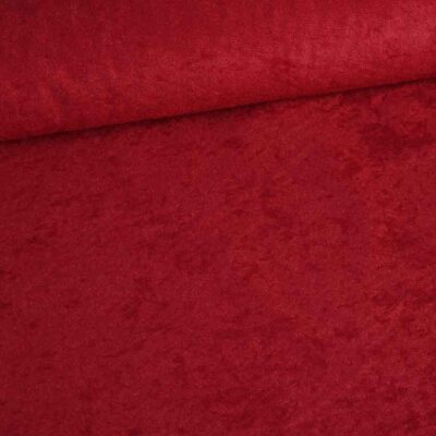 Tissu suédine bordeaux