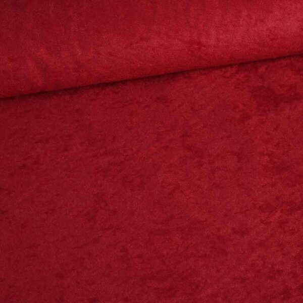 Tissu suédine bordeaux