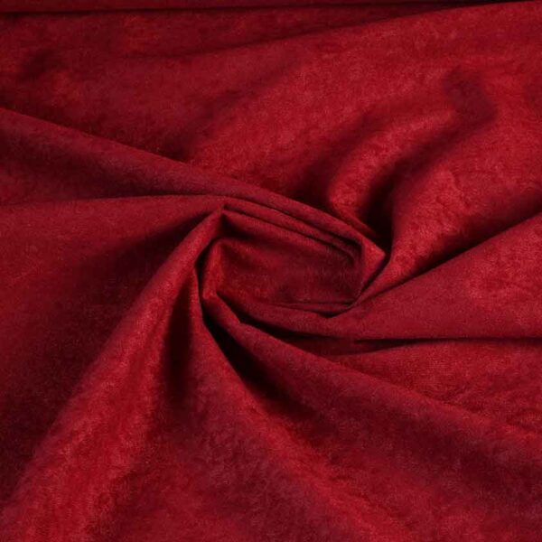 Tissu suédine bordeaux