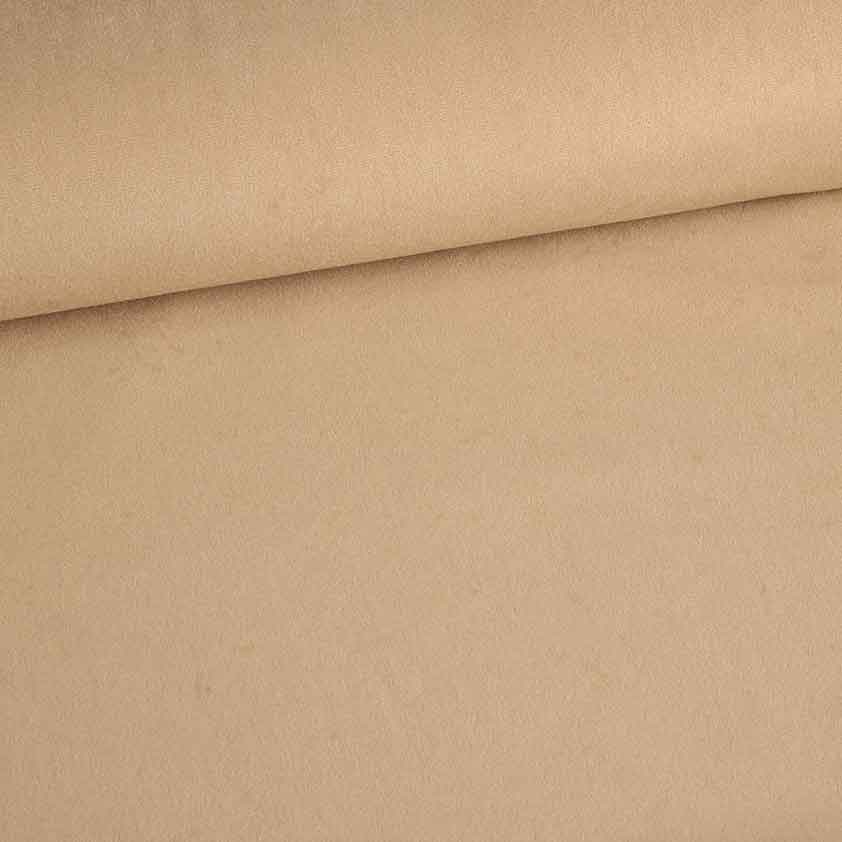 Tissu Suedine beige