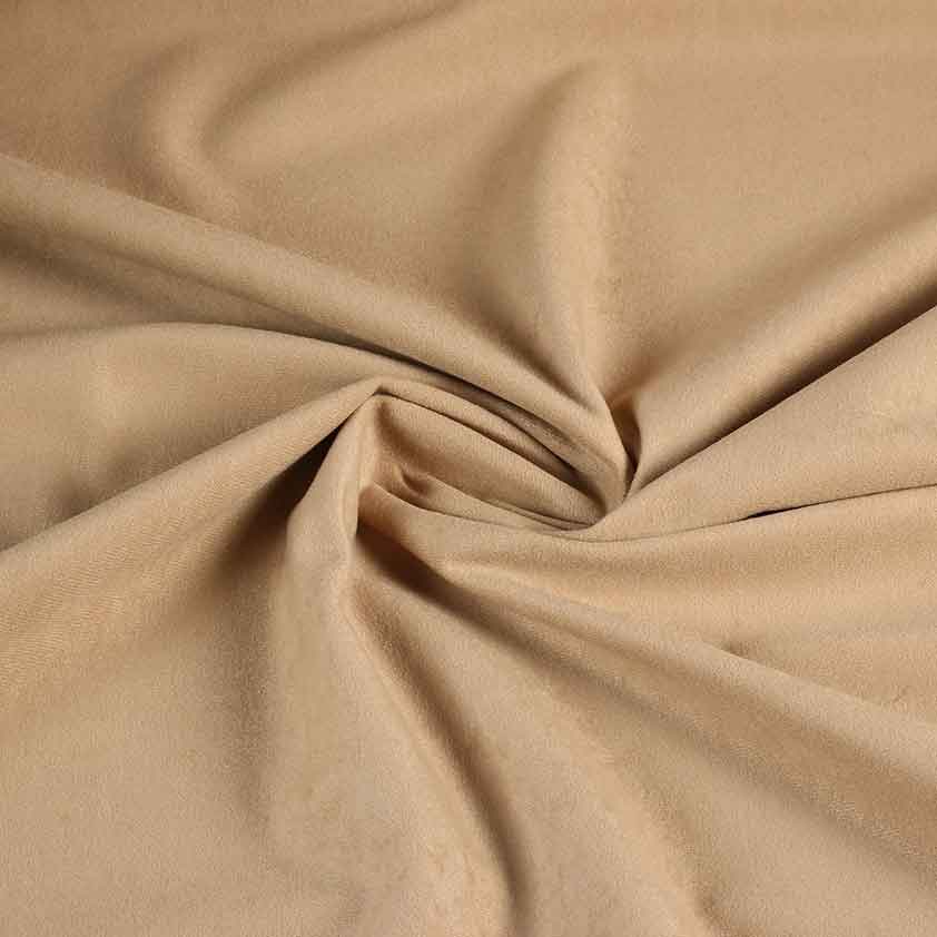 Tissu Suedine beige