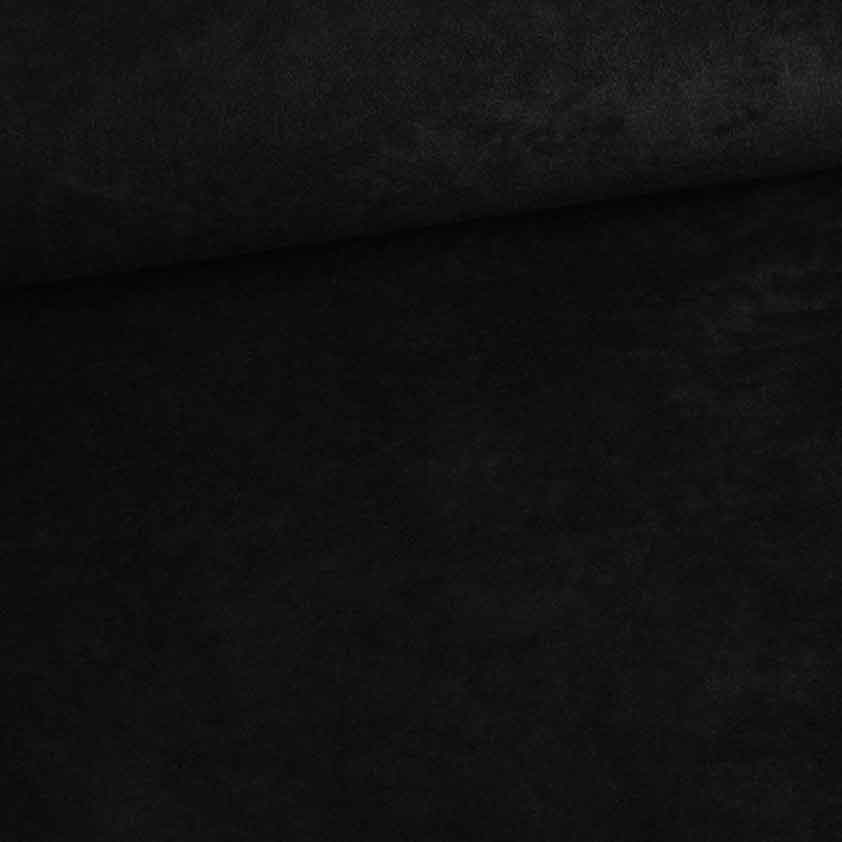 Tissu suédine noir