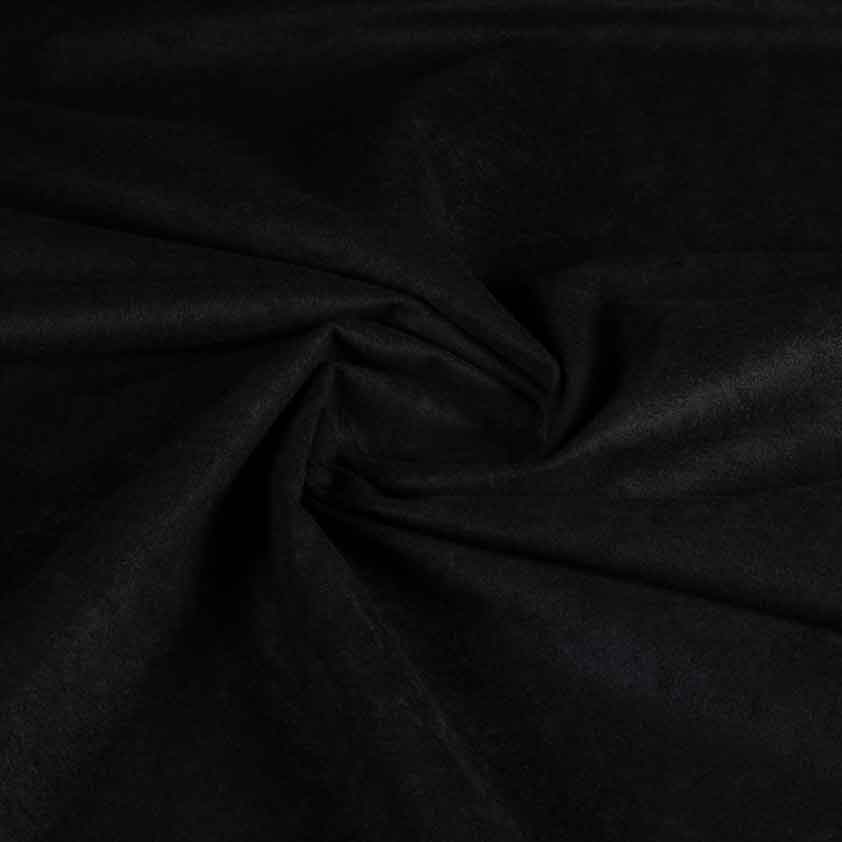 Tissu suédine noir