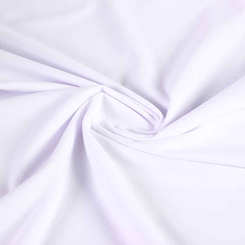 Tissu Suedine blanc