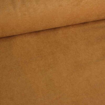 Tissu suédine camel