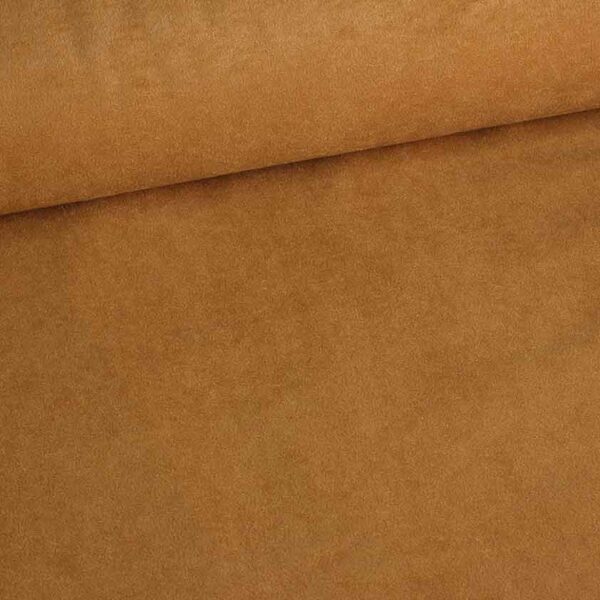 Tissu suédine camel