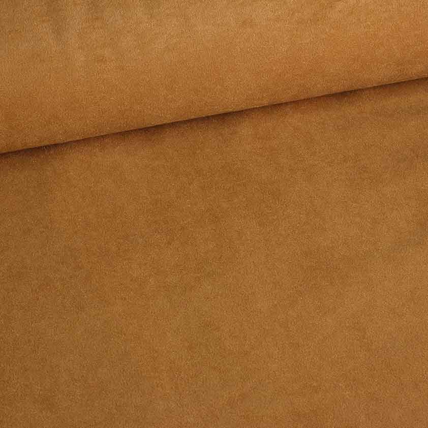 Tissu suédine camel