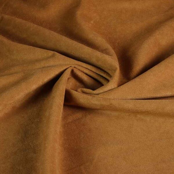 Tissu suédine camel