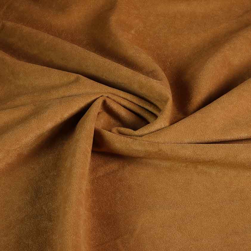 Tissu suédine camel