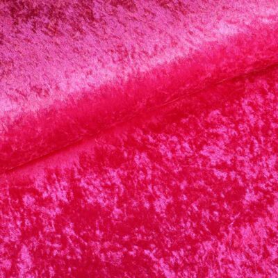Tissu velours de panne fuchsia
