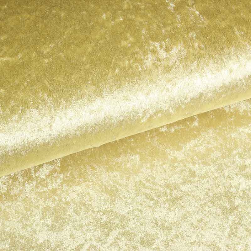 Tissu Velours de Panne or