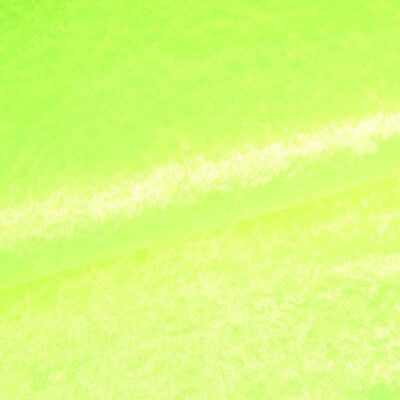 Tissu velours de panne fluor jaune