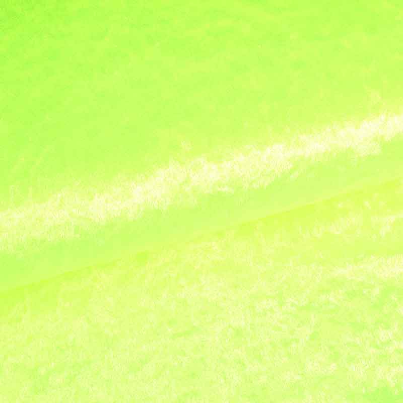Tissu velours de panne fluor jaune