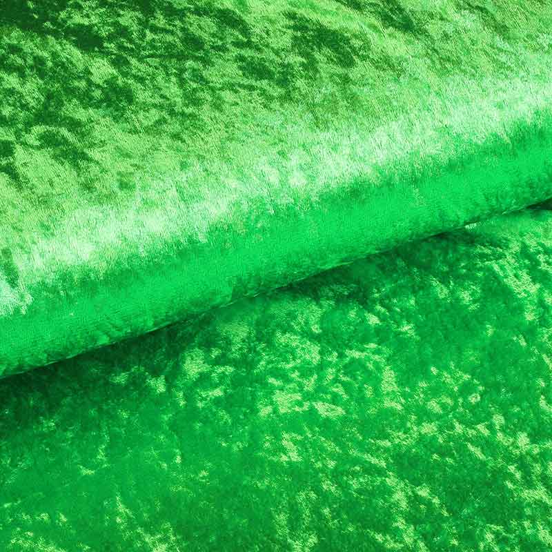 Tissu Velours de Panne vert clair