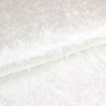 Velours de panne ecru