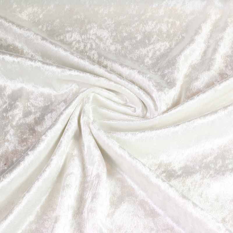 Velours de Panne écru