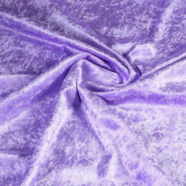 Tissu velours de panne lila
