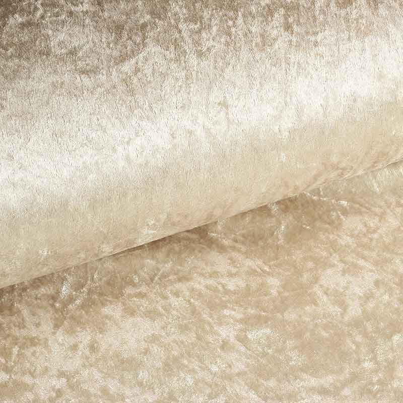 Tissu Velours de Panne ecru