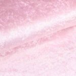 Velours de panne stof babyroze