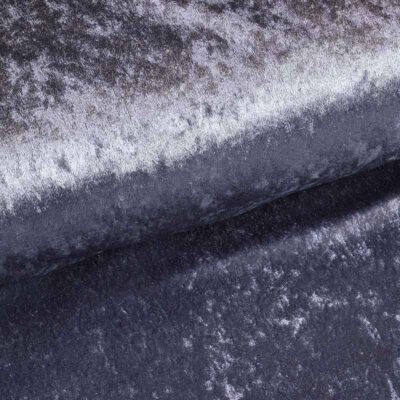 Tissu velours de panne anthracite