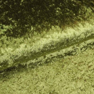 Tissu Velours de Panne vert olive