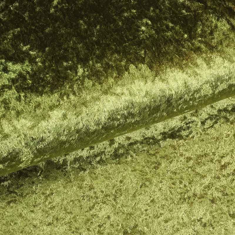 Tissu Velours de Panne vert olive