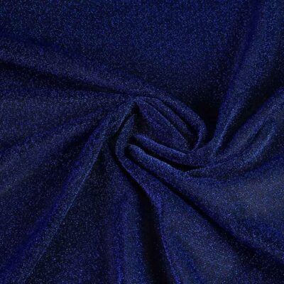 Tissu tricot lurex cobalt