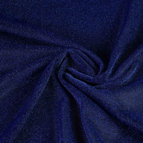 Tissu tricot lurex cobalt