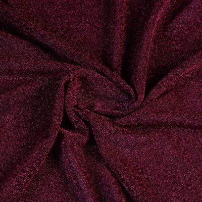 Tissu tricot lurex fuchsia