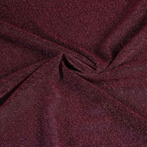 Tissu tricot lurex rose