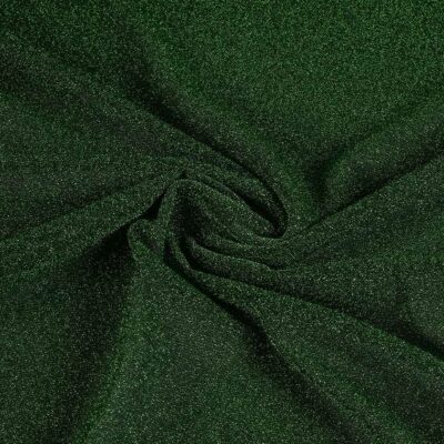 Tissu tricot lurex vert