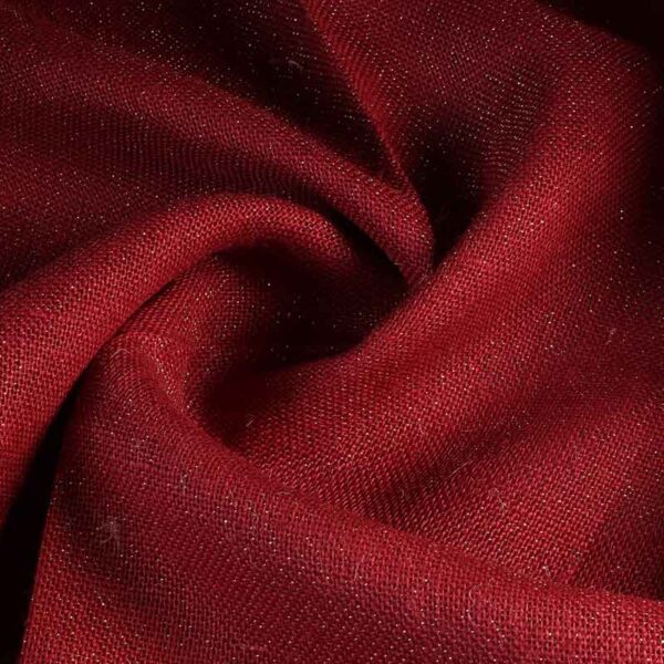 Tissu jute lurex rouge