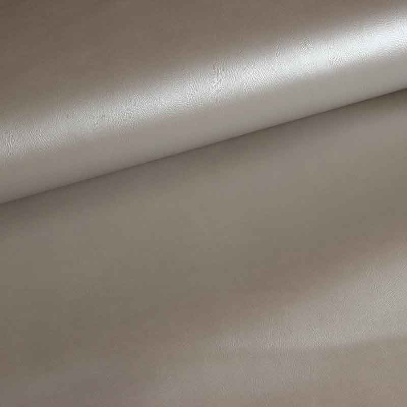 Tissu simili-cuir argent
