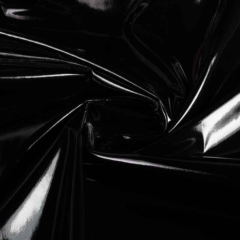 Tissu vernis noir