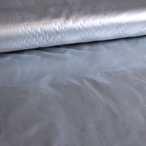 Tissu vernis argent