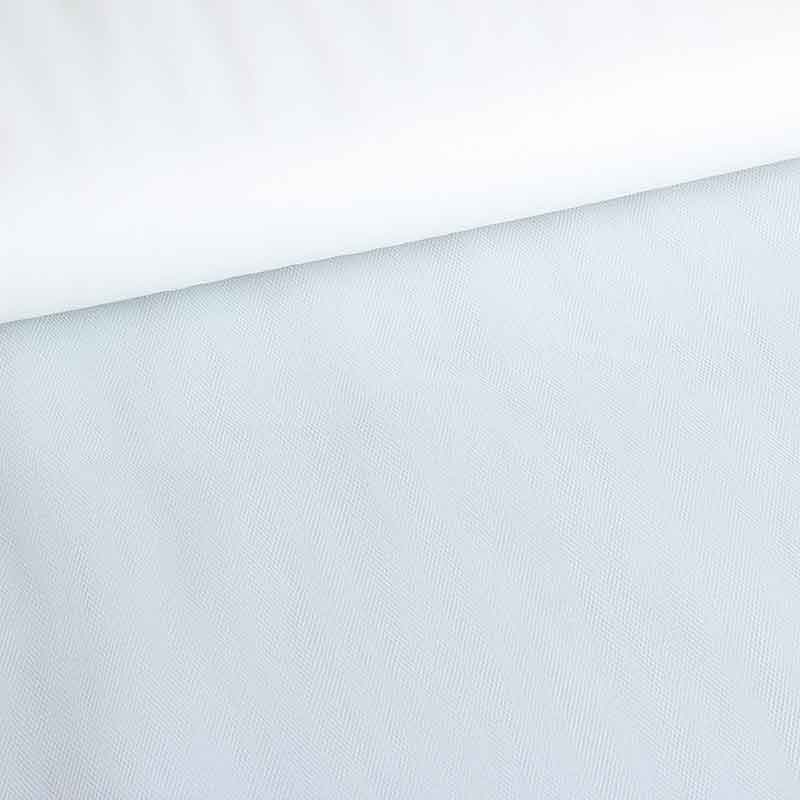 Tissu tulle mariée écru