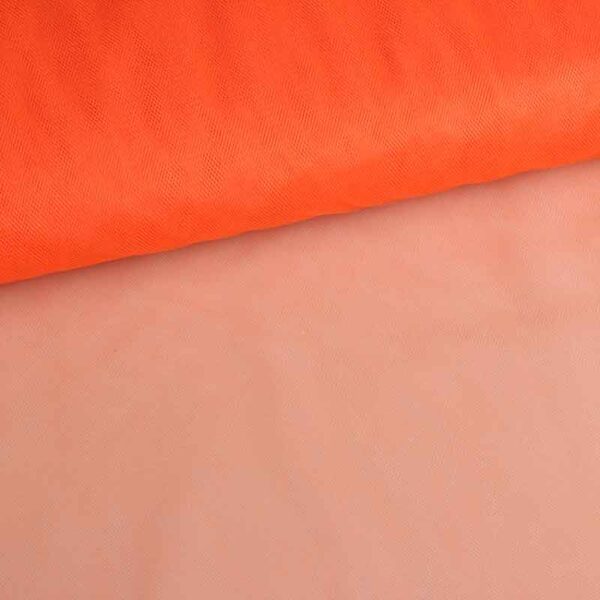 Tulle de mariée orange