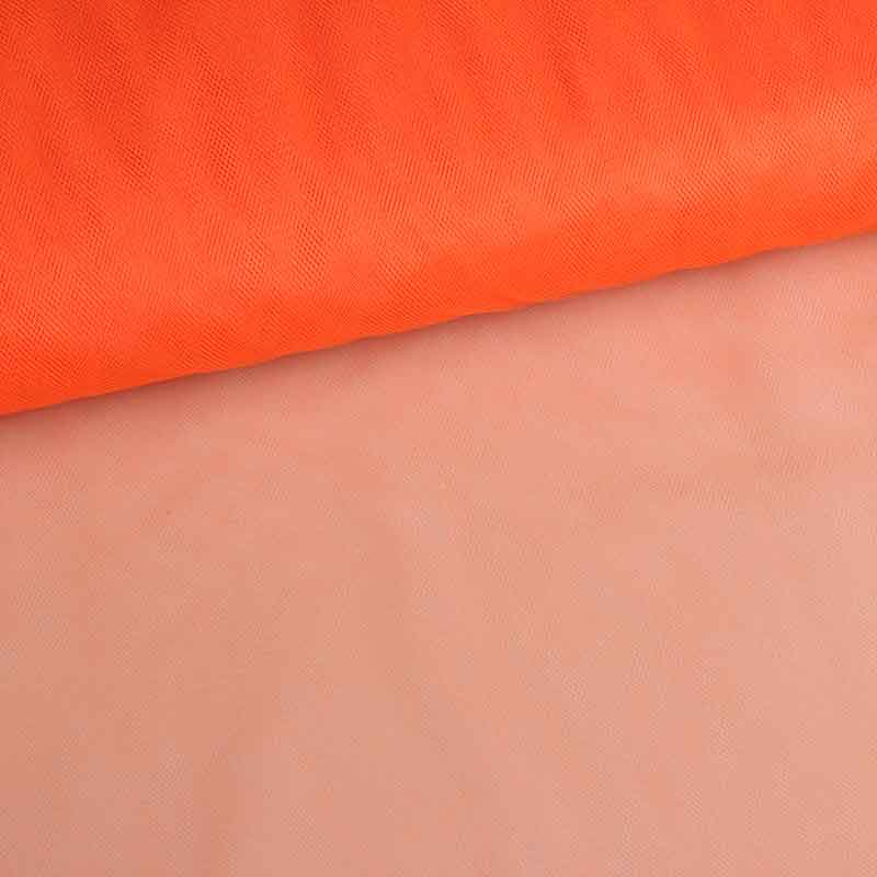Tulle de mariée orange