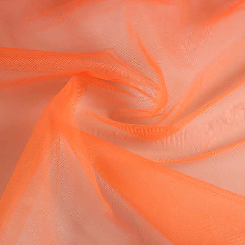 Tulle de mariée orange