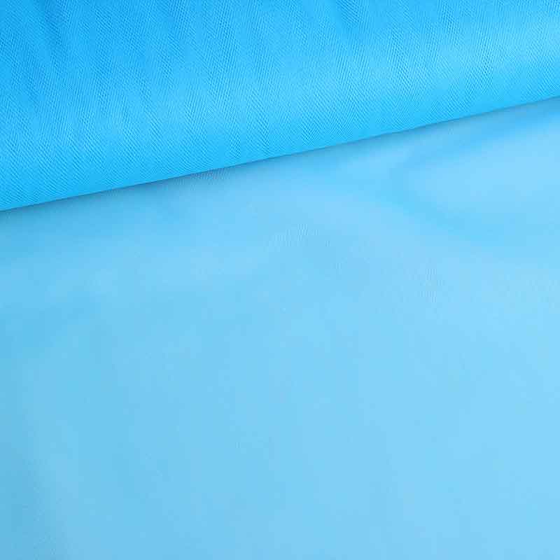 Tissu tulle turquoise