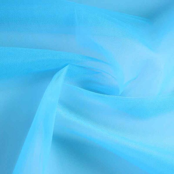 Tissu tulle turquoise