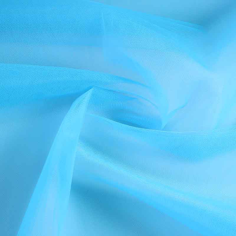 Tissu tulle turquoise