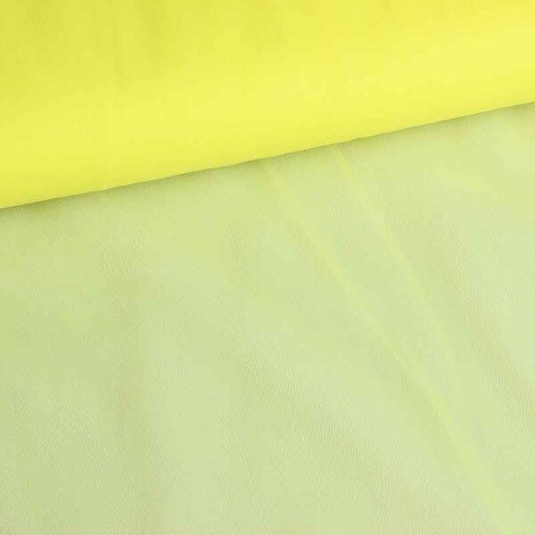 Tissu tulle mariée jaune